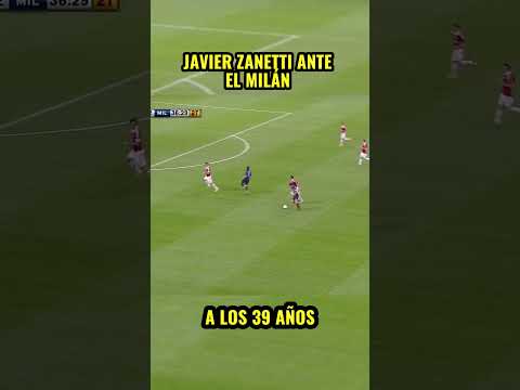 ¿Recordabas esta jugada de Zanetti ante el Milán? El lateral argentino con 39 años...