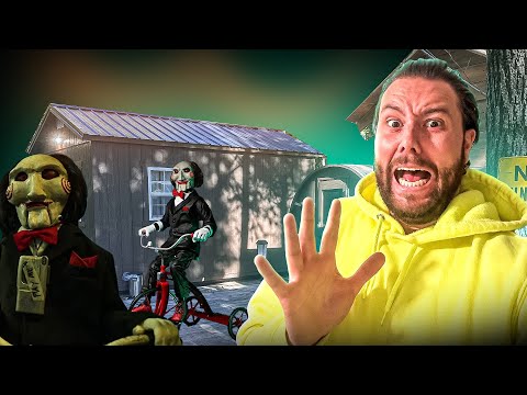 We travelled to a remote cabin in the woods