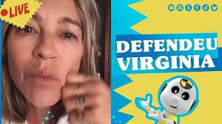 LUANA PIOVANI DEFENDE VIRGINIA! NETO XINGA LUCIANO HUCK!
