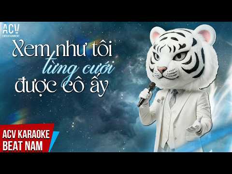 KARAOKE | Xem Như Tôi Từng Cưới Được Cô Ấy (Bản Lời Mới) | Beat Nam Chuẩn Dễ Hát Cực Hay