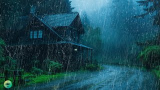 Barulho de Chuva e Trovão para Dormir à Noite - Chuva no Telhado para Supere o estresse, Relaxar