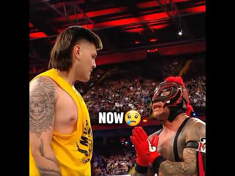 Dominik mysterio and Rey Mysterio then vs now edit 🤬 #wwe #shorts #reymysterio