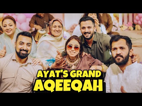 Most Awaited Vlog || Ayat Zahra's Aqeeqah With A Bang 💥😍