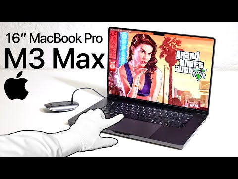 $7000 MacBook Pro M3 Max Unboxing - Running Windows Games! (GTA5, Cyberpunk 2077)
