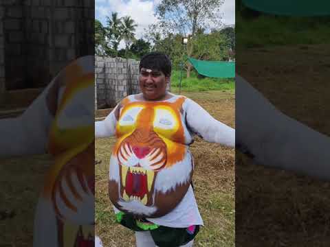 Man to Tiger I Making of Human Tigers I പുലിക്കളി ഒരുക്കം