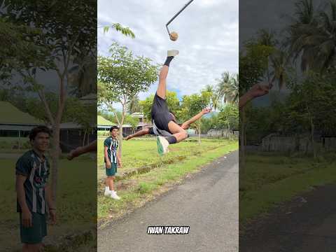 Latihan bola Gantung 3 Meters? 😱#spike #sepaktakraw #rollspike