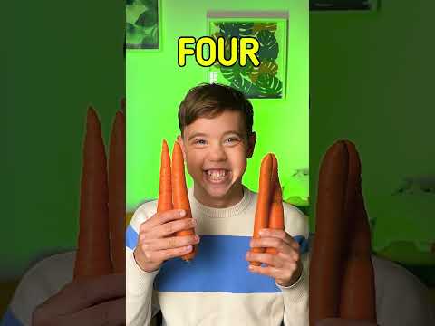 ๐ Count and Play with Carrots! | Fun Learning Numbers for Kids #shorts #education