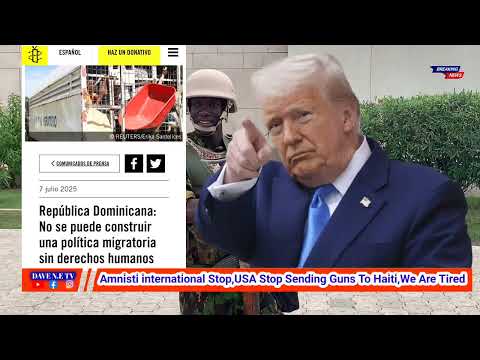 USA Stop sending Guns To Haiti,We Are Tired/Ayisyen USA sispann Voye Zam Ayiti/Ann Mete Tèt Ansanm