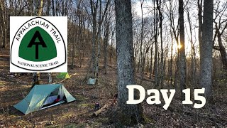 Day 15: Wesser views 🤩 - appalachian trail thru hike 2025