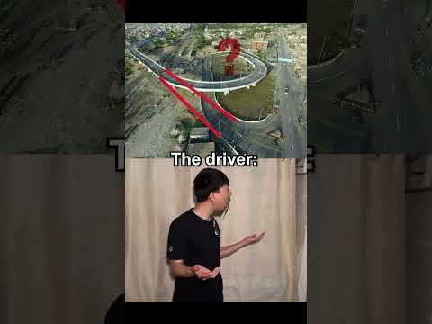 When drivers see the highway designed by engineers #shorts