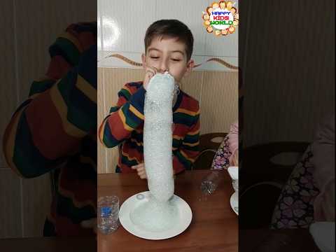 Eren ve Zümra Dev Köpük Deneyi #köpük #deneyetkinliği  #fyppp #keşfetteyiz #fypviral