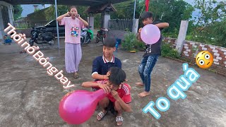 Thử Thách Thổi Nổ Bóng Bay