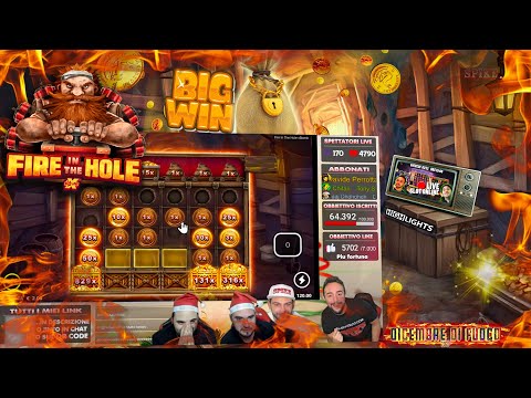 GRANDE VINCITA 💰 alla FIRE IN THE HOLE 🧨🎰 (Clip LIVE) | DICEMBRE DI FUOCO 2021🔥  - SPIKE SLOT ONLINE