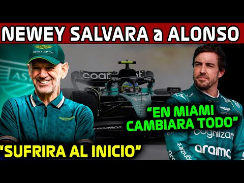 LA MAGIA de NEWEY SALVARA a ALONSO!! "EN MIAMI YA TENDRA EL AUTO CREADO POR NEWEY" NOTICIAS F1 2025