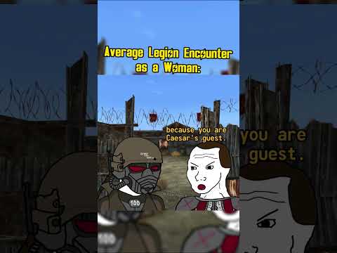 Average Legion Encounter as a Woman in Fallout New Vegas be like: #fallout #memes #shorts