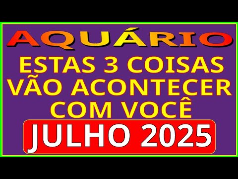 AQUÁRIO JULHO 2025 ♒ ESTA PESSOA ANDA VIGIANDO VC E EM BREVE VAI TENTAR FAZER ISSO COM VC
