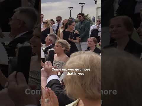 The officiant made the guests take vows too ๐ #weddingideas #weddingvows #weddinginspo