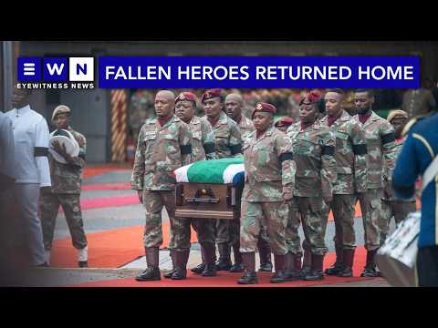 'You are home now' - President Ramaphosa pays tribute to SA's soldiers killed in DRC