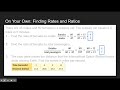 Exploring Rates and Ratios in Depth