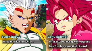 DRAGON BALL: Sparking! ZERO (DLC 3) - All SSJ4 Goku (Mini) Unique Dialogue & Interactions!