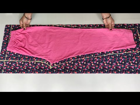 Very Easy Pant Trouser Cutting and stitching | कपड़े पर Pant रख कर Pant की Cutting and stitching