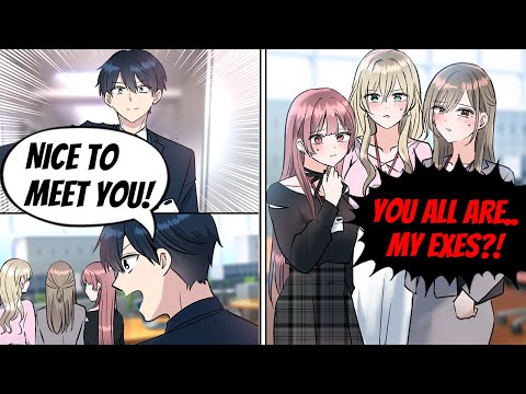 [Manga Dub] I Joined A Company And Found Out My 3 Exes And They Suddenly Pursue Me And.. [RomCom]