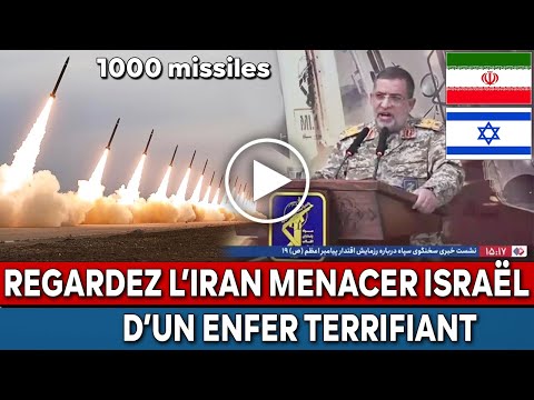 Israël Iran  Regardez l’Iran menacer Israël avec un enfer terrifiant de missiles