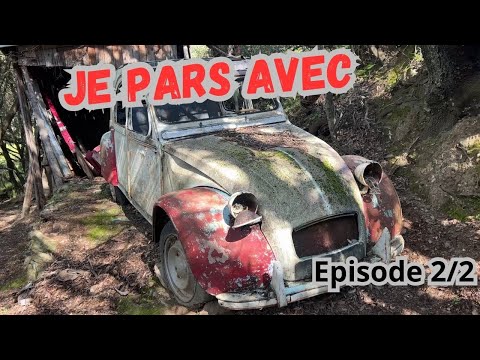 JE REMETS EN ROUTE CETTE EPAVE DE 2CV abandonnée depuis 33ans et j'ambitionne de la sortir au moteur
