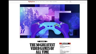 Reacting to the Rolling Stones 50 Greatest Games of all time list