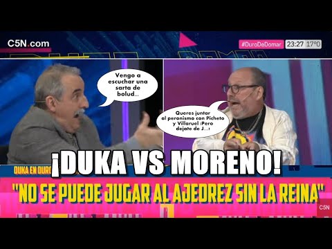 FUERTE CRUCE DE DUKA VS GUILERMO MORENO EN TV (15-09-2024) Informe VLV