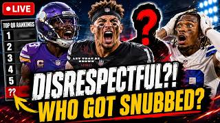 🔴 LIVE | These NFL Player Rankings Are DISRESPECTFUL 😳 Who Got Snubbed? 📱