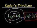 Kepler's Third Law and Related Calculations