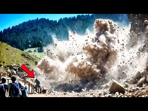 10 Devastating Landslides & Rockfalls Caught On Camera