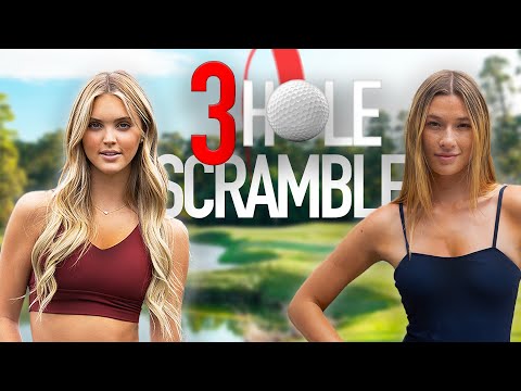 TIKTOK GOLF GIRL SCRAMBLE | Paige Mackenzie & Kayla Jones