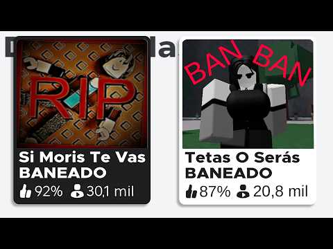 Probé Juegos Que Te BANEAN En ROBLOX...