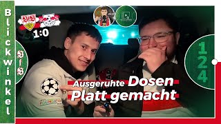 Ausgeruhte Dosen Platt gemacht! ⚪️🔴 VfB Stuttgart gegen RB Leipzig 1:0 | VfB Blickwinkel