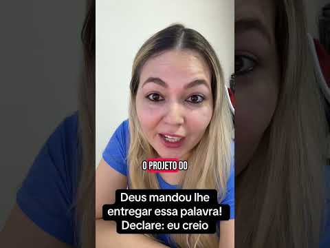 Deus mandou  lhe entregar essa palavra! Declare: eu creio