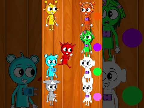 Plug in and Mix Sprunki Colors: Which One is Your Favorite? #Sprunki #Animation #Shorts