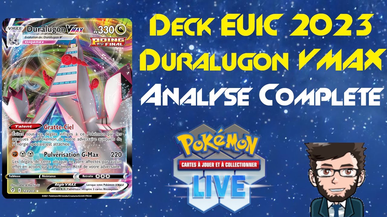 Analyse complète #121 du deck Duralugon VMAX (1ER EUIC 2023) sur Pokémon TCG Live