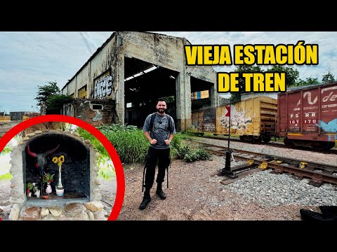 Encontré un ALTAR S4T4N1C0 en una vieja ESTACIÓN DE TRENES ABANDONADA en Culiacán