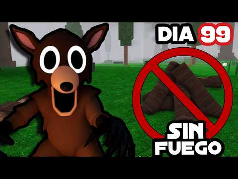 ¿Se puede sobrevivir SIN FOGATA en 99 noches en el bosque? | Roblox