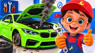 Chiya opens an auto repair shop and helps his friends with toy cars