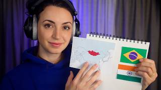 ASMR Testing You on Geography | Whispered for Sleep
