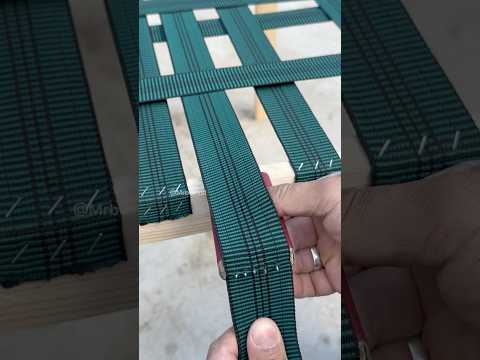 The furniture manufacturing process is belt tensioning