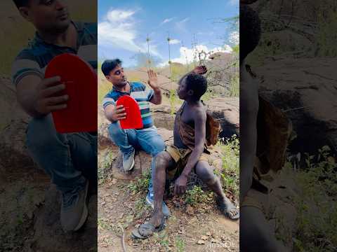 Part 2. Chhaba got scared after looking in the mirror #trending #funny #africa