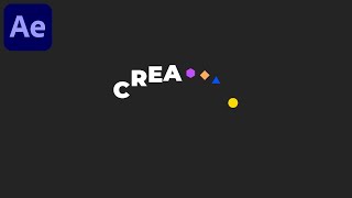 Minimal Shape Text Animation in After Effects - After Effects Tutorial