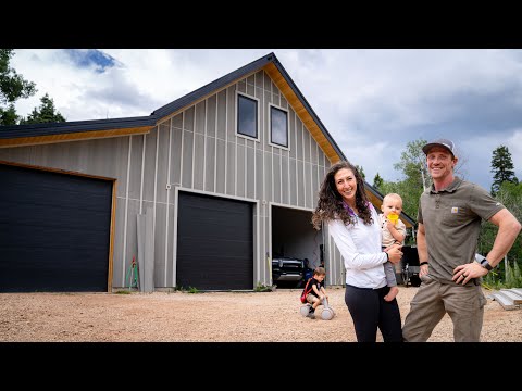 FINALLY SIDING OUR GARAGE 3 YEARS LATER!!!