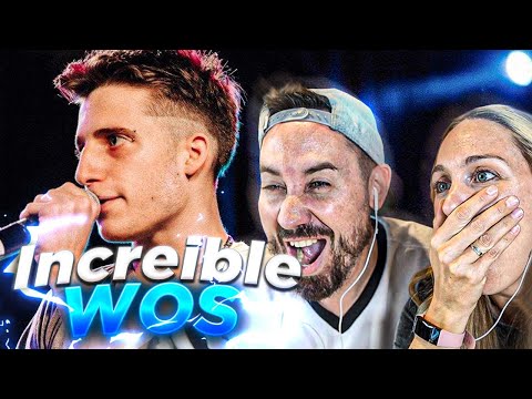 ESPAÑOLES REACCIONAN al INCREIBLE WOS! *Las mejores rimas*