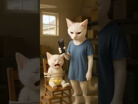 Mama's cat behaviour with his kitten #meowfacts #cat