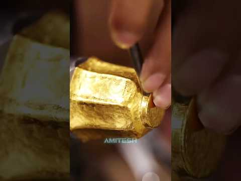 Ковка чаши из золота #амитеш #технологии #золото